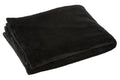 J-Line deken Snuggle - polyester - zwart