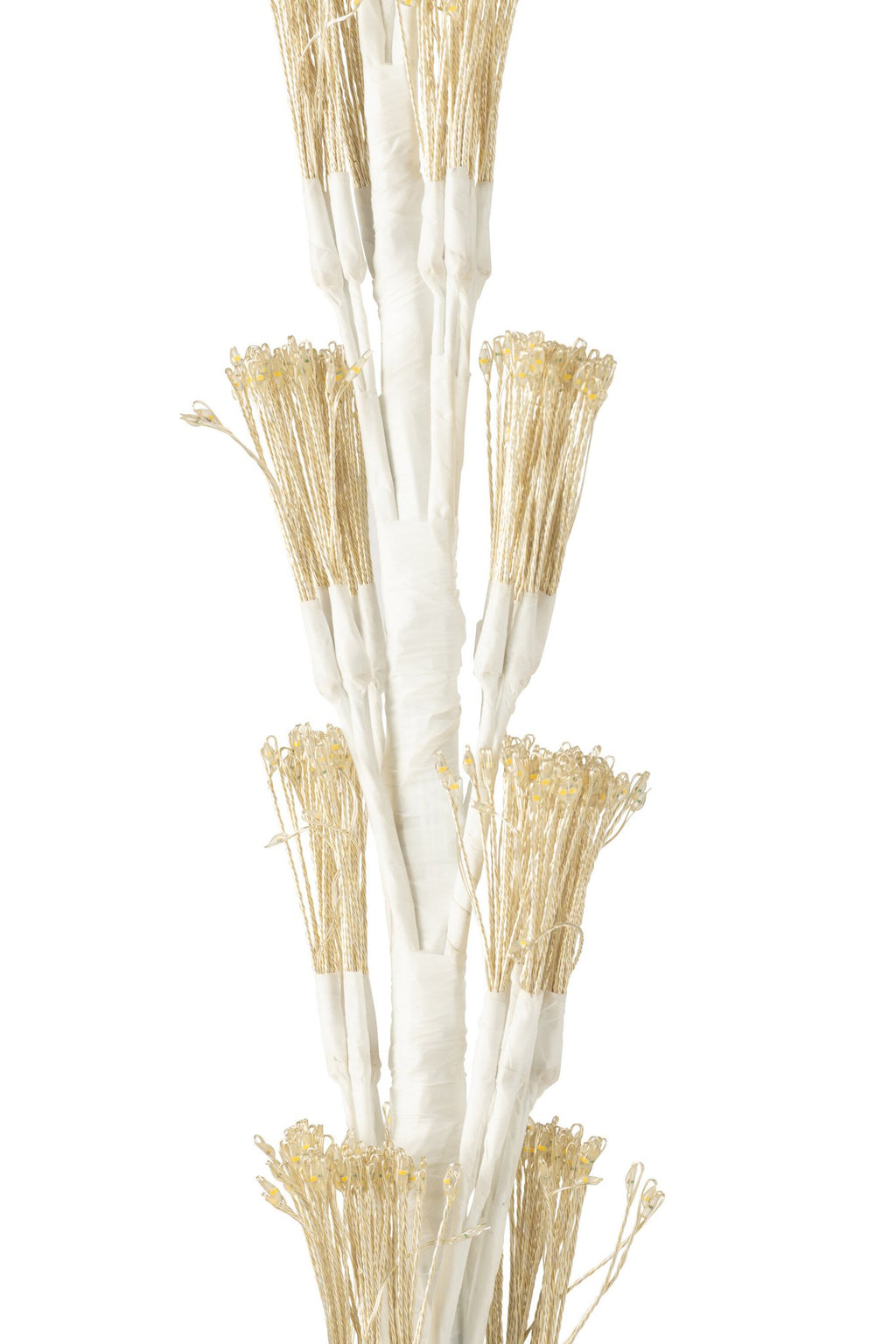 J-Line decoratie Boom - warm witte - ijzer - wit - extra L - LED