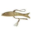 Vis mangohout 30x7cm natuur