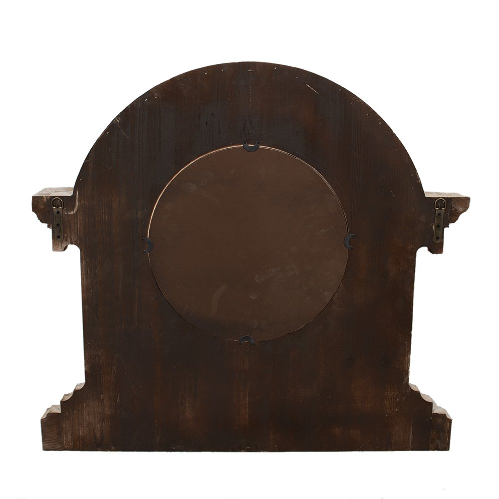 Mirror 89x8x82 cm Beige Bruin Hout Wall Mirror