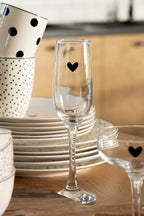 Champagneglas 200 ml Glas Hart Wijnglas