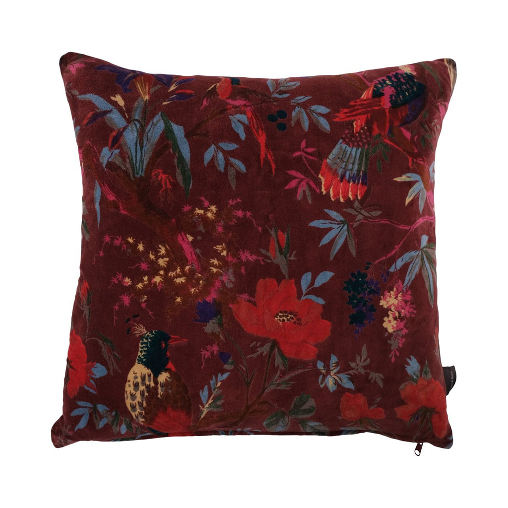 Paradise kussen rood 60x60cm