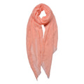 Sjaal Dames Effen 90x180 cm Roze Synthetisch Shawl Dames
