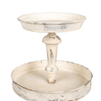 Etagère 3 laags Ø 42x75 cm Beige Metaal