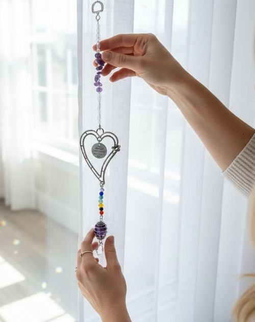 Energie vanger 7 Chakra's en Amethist