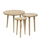 Tafel mango hout dia 30cm