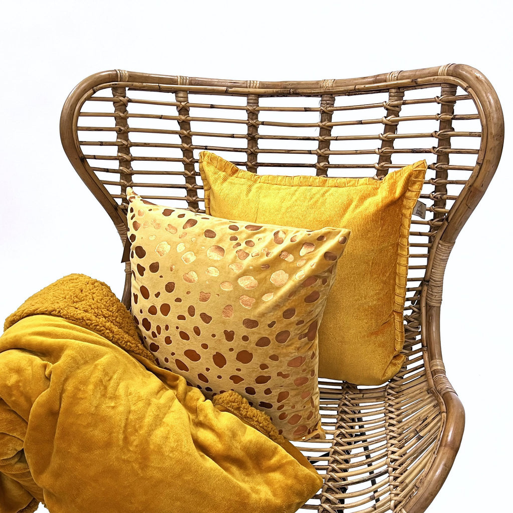Dutch Decor Stanley - Plaid 150x200 cm - Golden Glow - geel