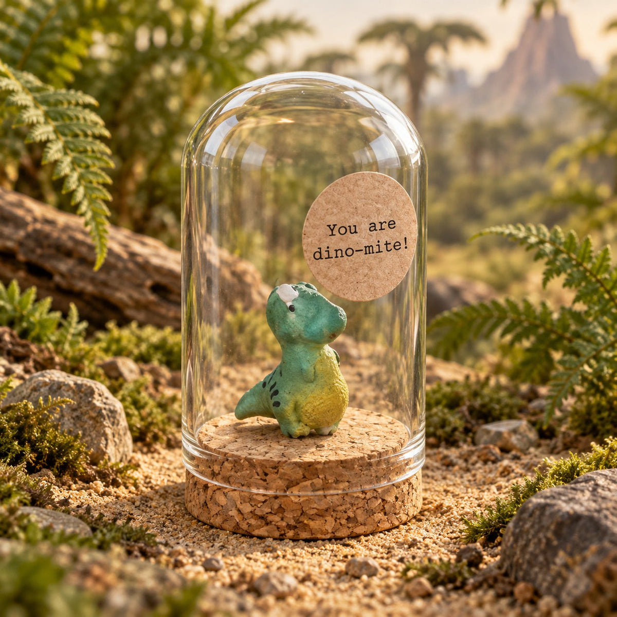 Stolpje You are dino-mite! – groene dino