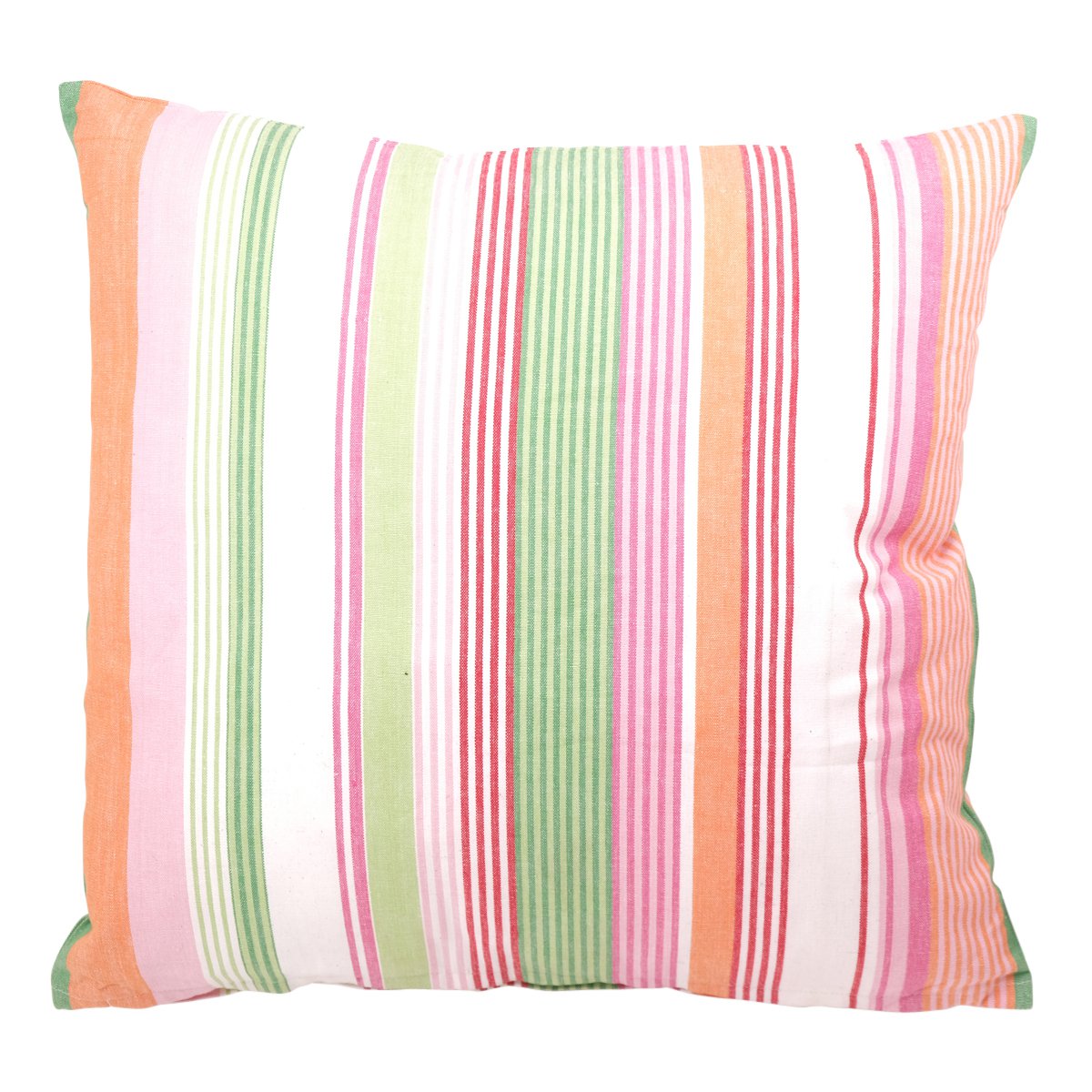 Cushion zomerstreep 50x50 fuchsia