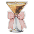 Servetten Papier Set van 20 Wijnglas 33x33 cm Roze Papier