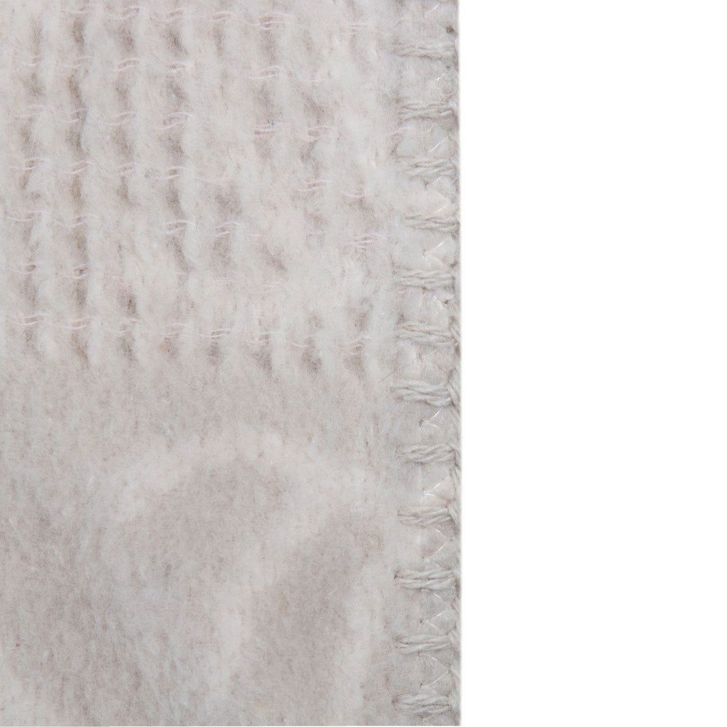 Plaid Wafel hertenpatroon beige 150x200cm