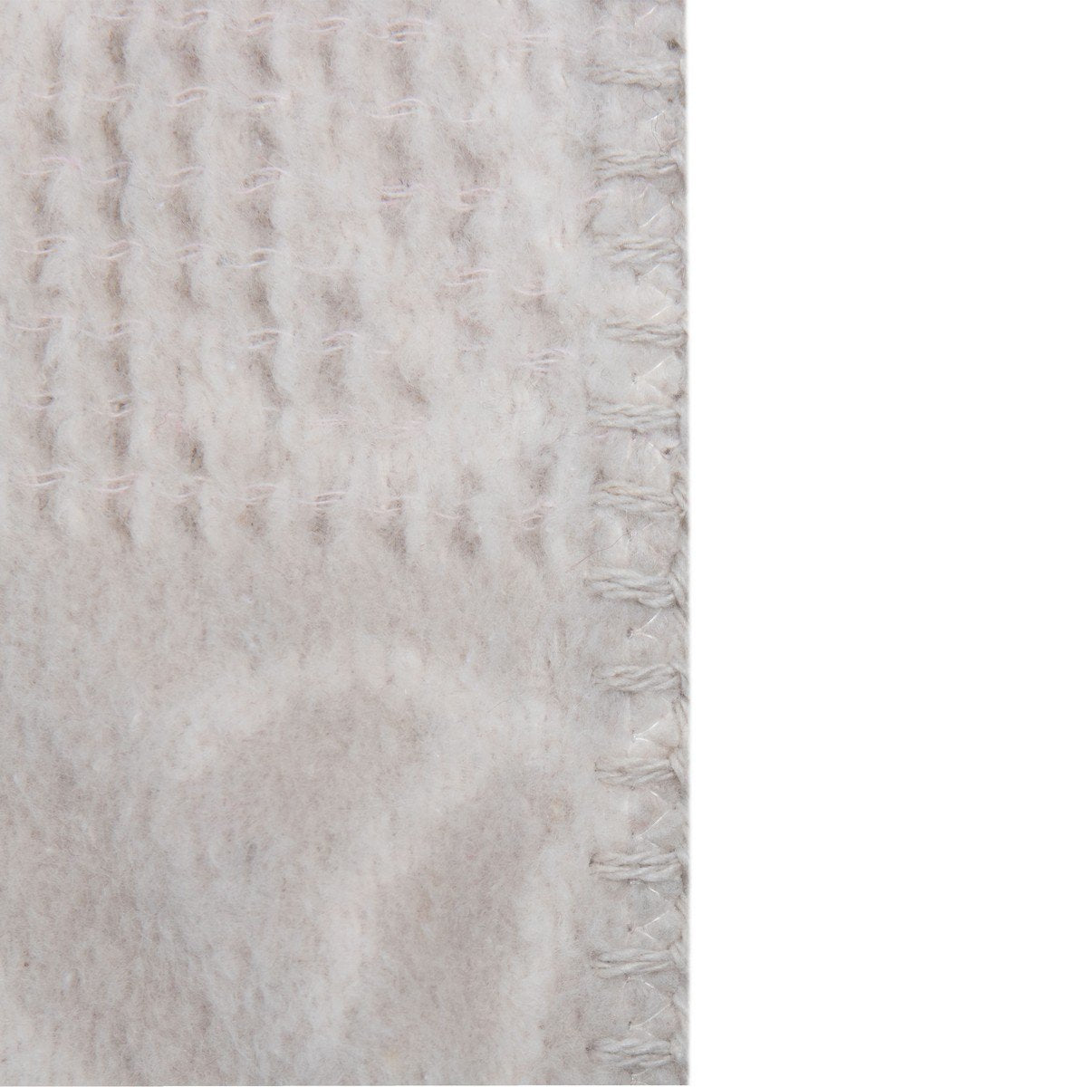 Plaid Wafel hertenpatroon beige 150x200cm