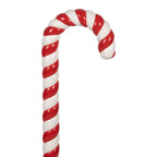 Kerstdecoratie Beeld Zuurstok 33x24x101 cm Rood Kunststof