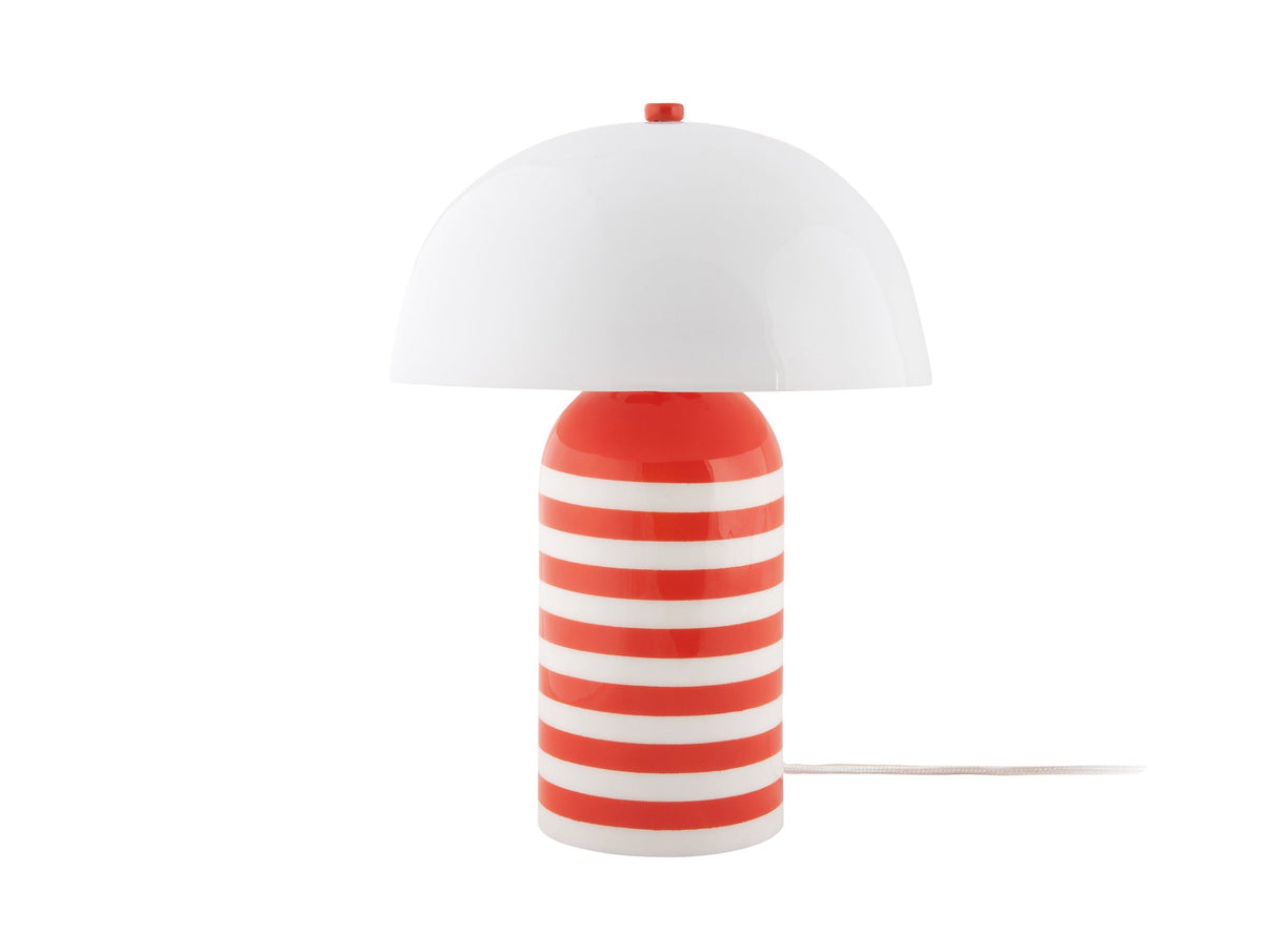 Retro gestreepte tafellamp