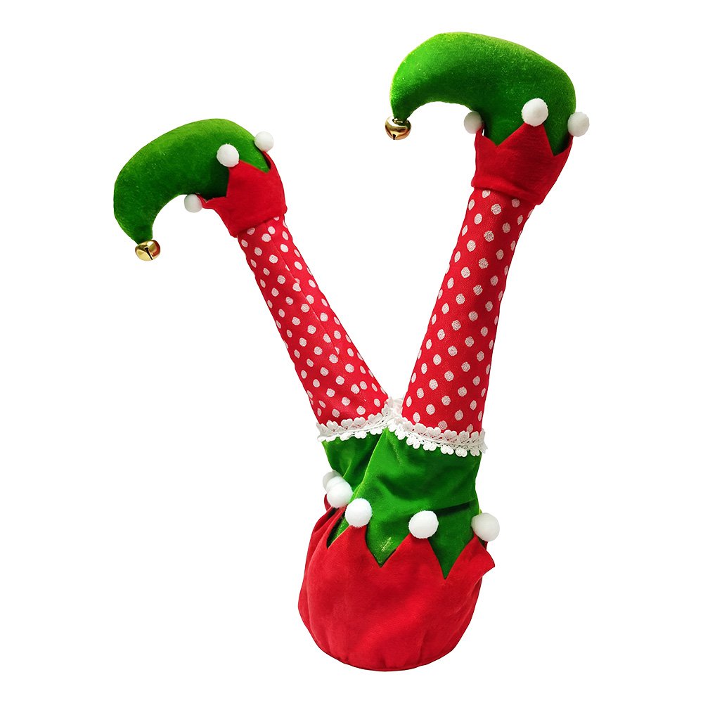 Decoratie Elfenbenen Rood Kunststof Kerstdecoratie