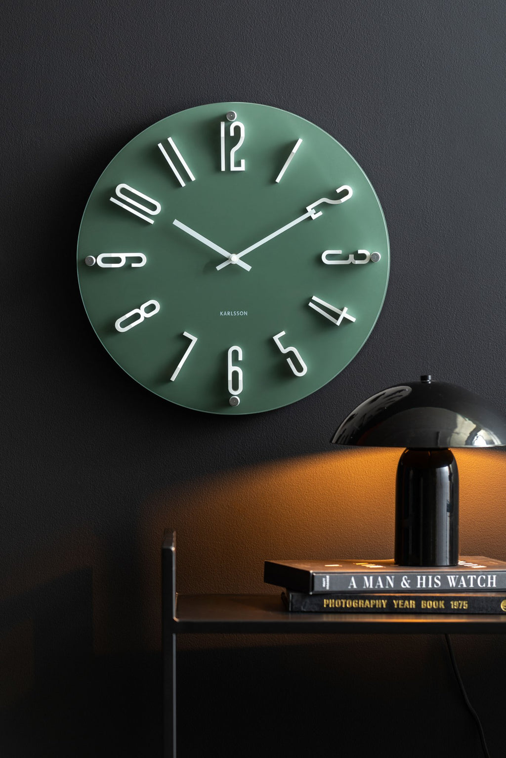 Wandklok Esencia Verhoogd