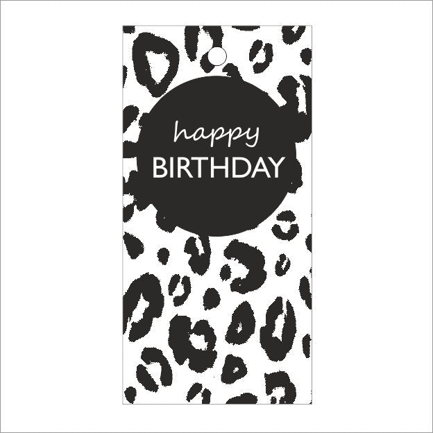 Cadeaukaartjes - Happy birthday - 20 stuks