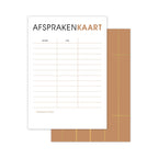 Afsprakenkaartjes - 20 stuks