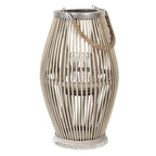 Windlicht Grijs Hout