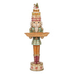 Kerstdecoratie Beeld Notenkraker 15x15x41 cm Bruin Kunststof