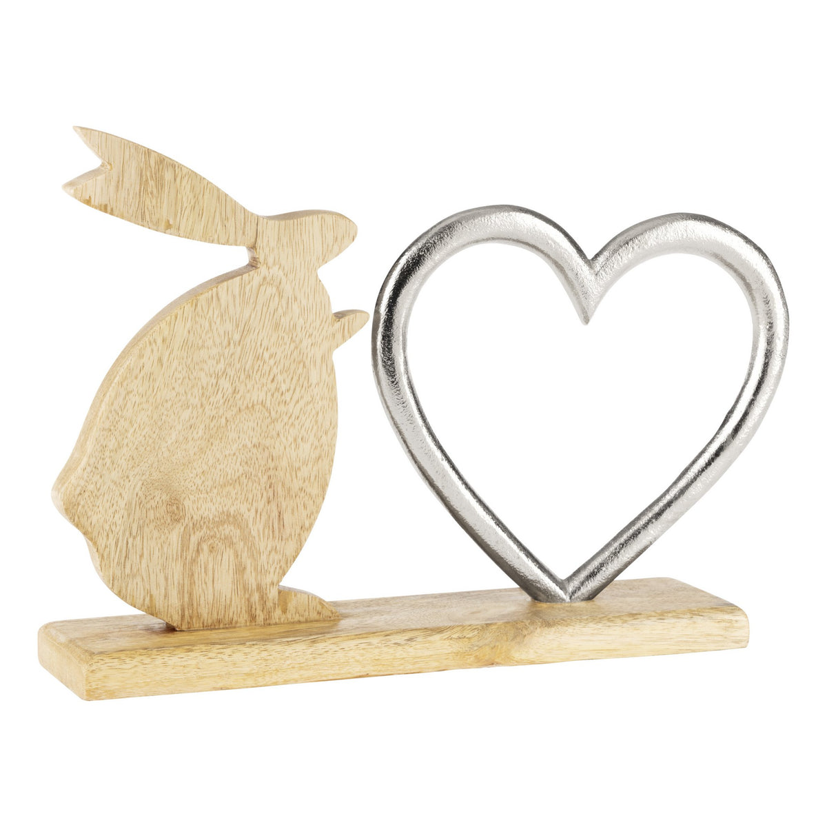 Ornament amoatsy zilver 31x7x22 cm
