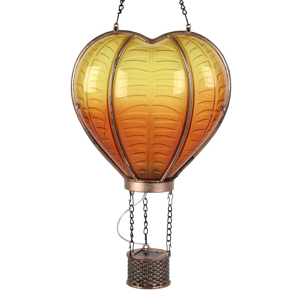Decoratie Model Luchtballon Oranje Kunststof