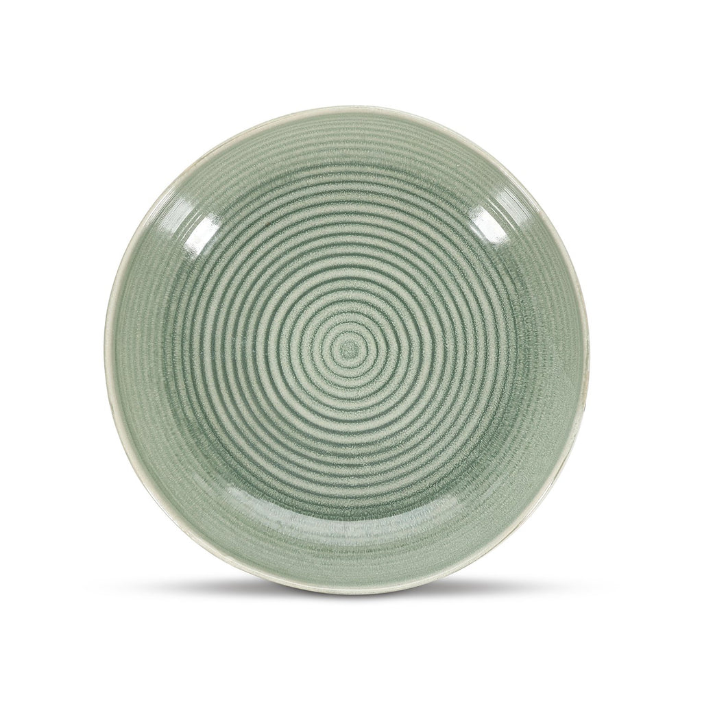 Serveerschaal 32xH7,5cm groen Cameo