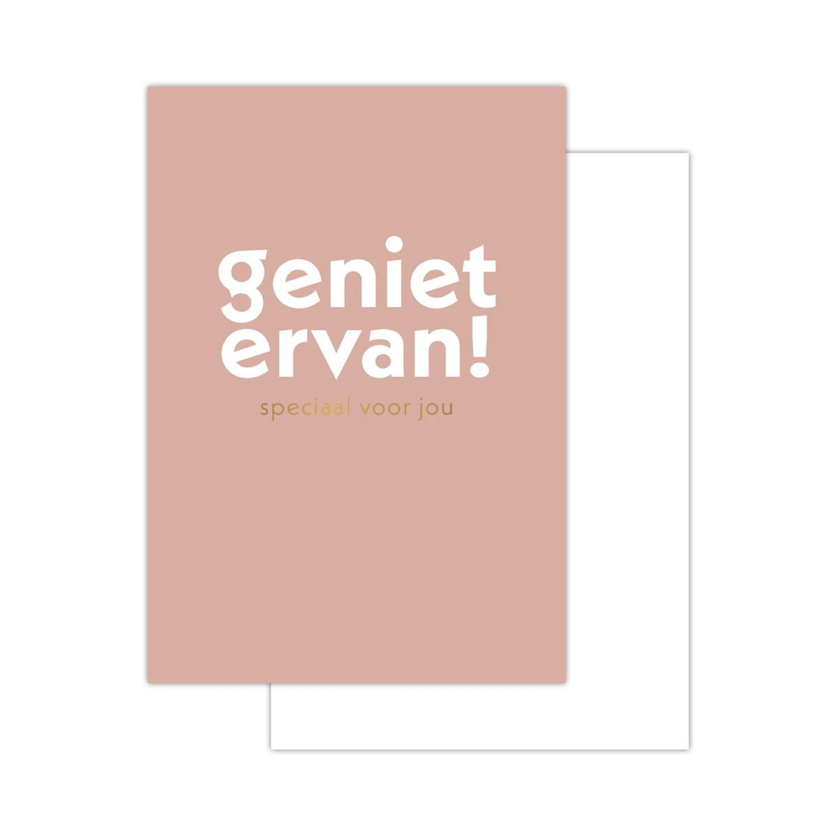 Voorjaar '26 minikaartjes - 20 stuks - text - oudroze