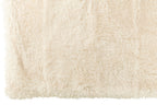 J-Line deken Moutie - polyester - wit