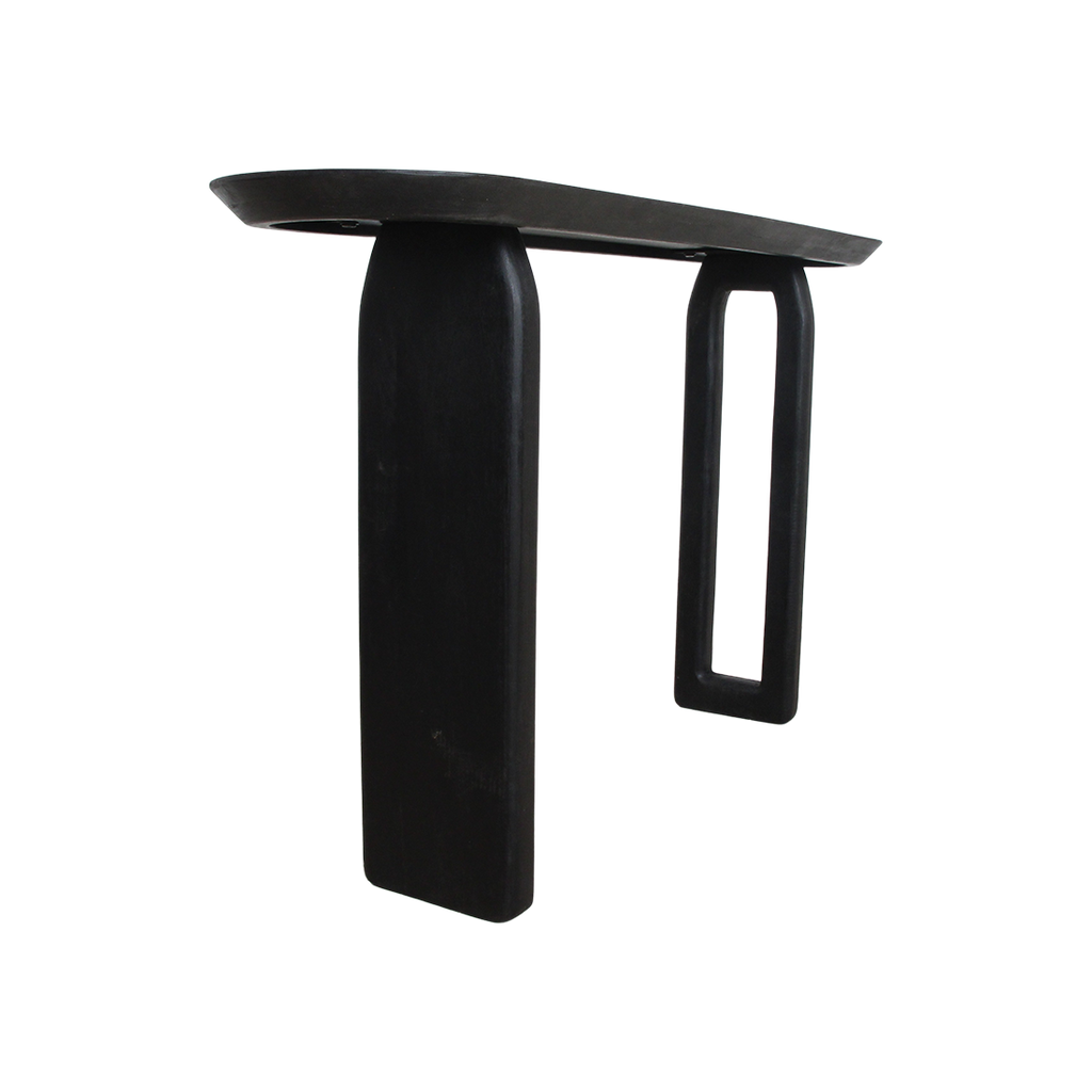 Bullnose consoletafel zwart