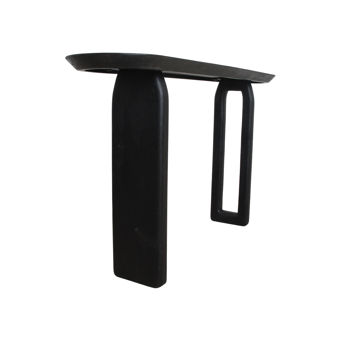 Bullnose consoletafel zwart