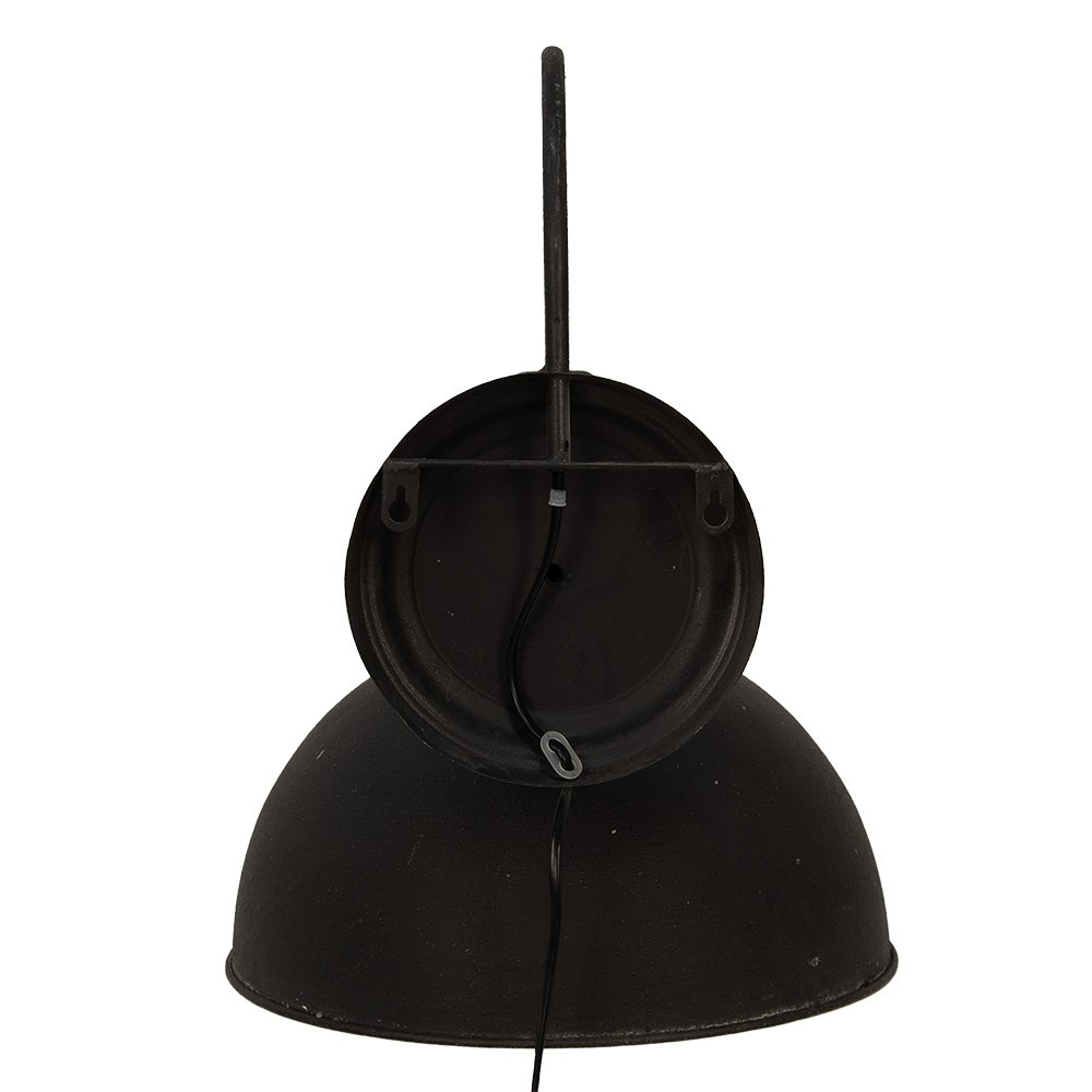 Wandlamp 44x35x44 cm Zwart IJzer Muurlamp