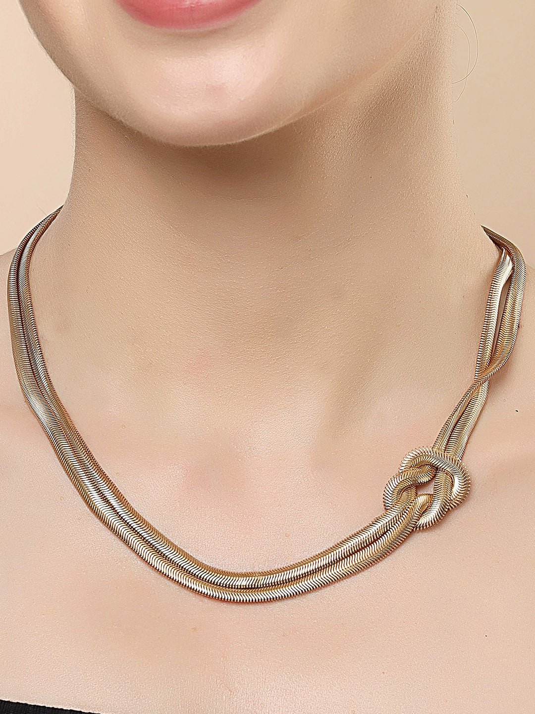 Vergulde ketting – Sieradenketting – Legering – Veilige kreeftsluiting – 58 cm