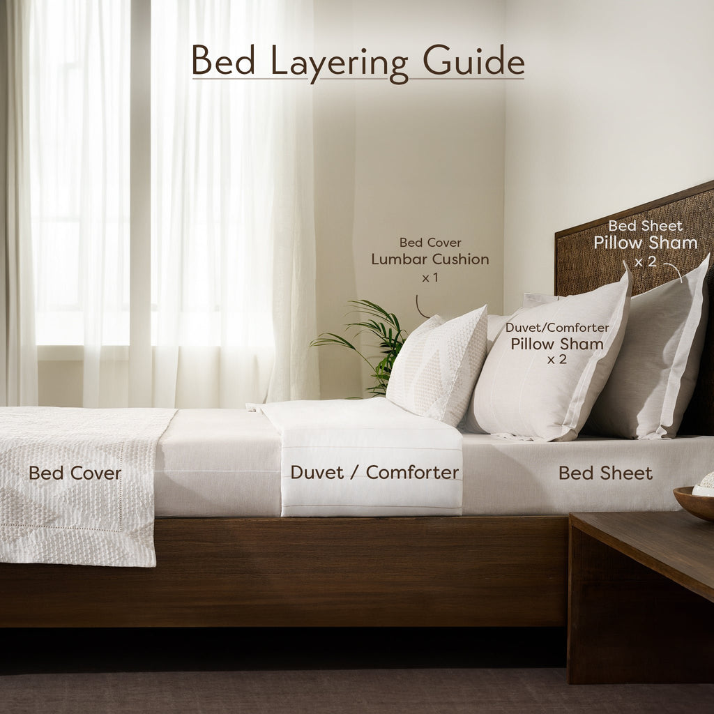 Bedset | Katoen Linnen Jacquard Diamant | Koning, 8-delige set