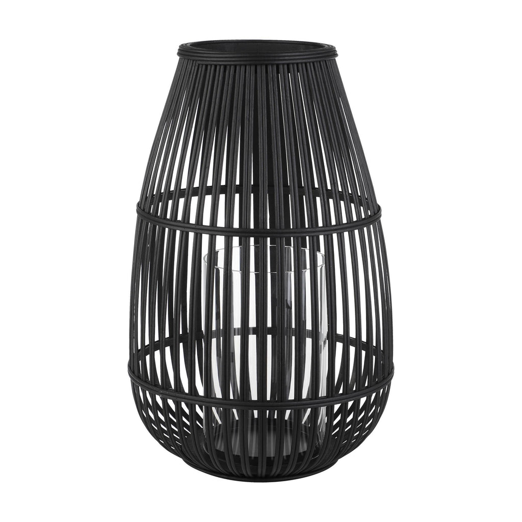 Windlicht Bunawan Zwart 30x46 cm