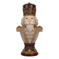 Kerstdecoratie Beeld Notenkraker 16x10x30 cm Bruin Kunststof