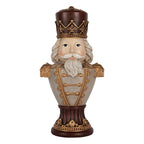 Kerstdecoratie Beeld Notenkraker 16x10x30 cm Bruin Kunststof