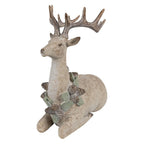 Decoratie Beeld Hert 31x16x29 cm Bruin Kunststof