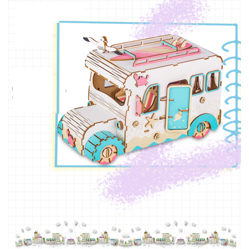 Bouwpakket Camper- kleur