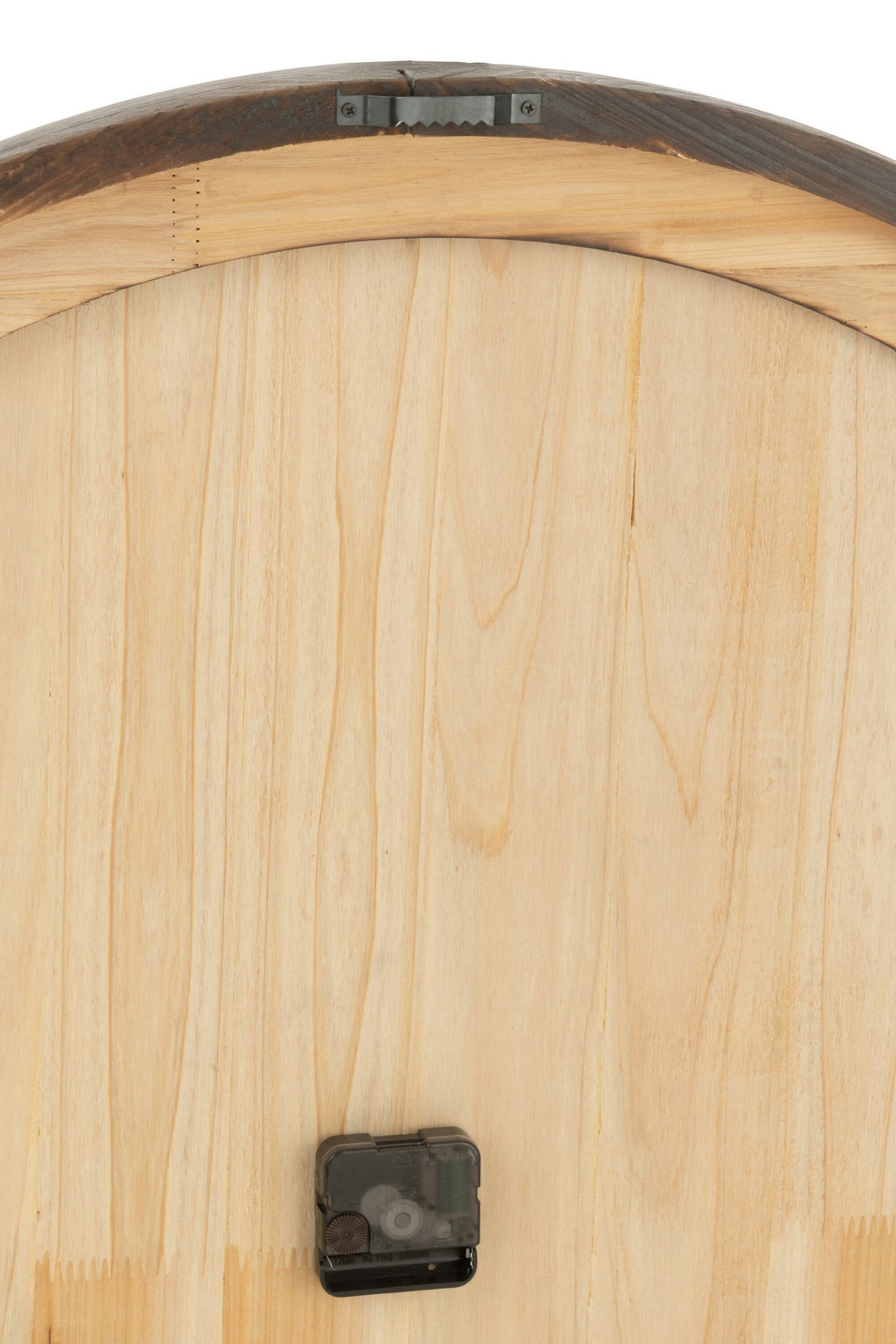 J-Line Wandklok Grand Hotel Mdf Naturel Donker Large