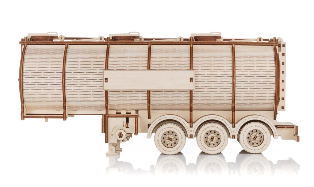 Eco Wood Art (EWA) 3D Houten Puzzel Tank Semitrailer for Truck Road King, 3410, 39,7x10,8x20cm