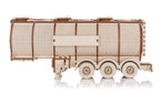 Eco Wood Art (EWA) 3D Houten Puzzel Tank Semitrailer for Truck Road King, 3410, 39,7x10,8x20cm
