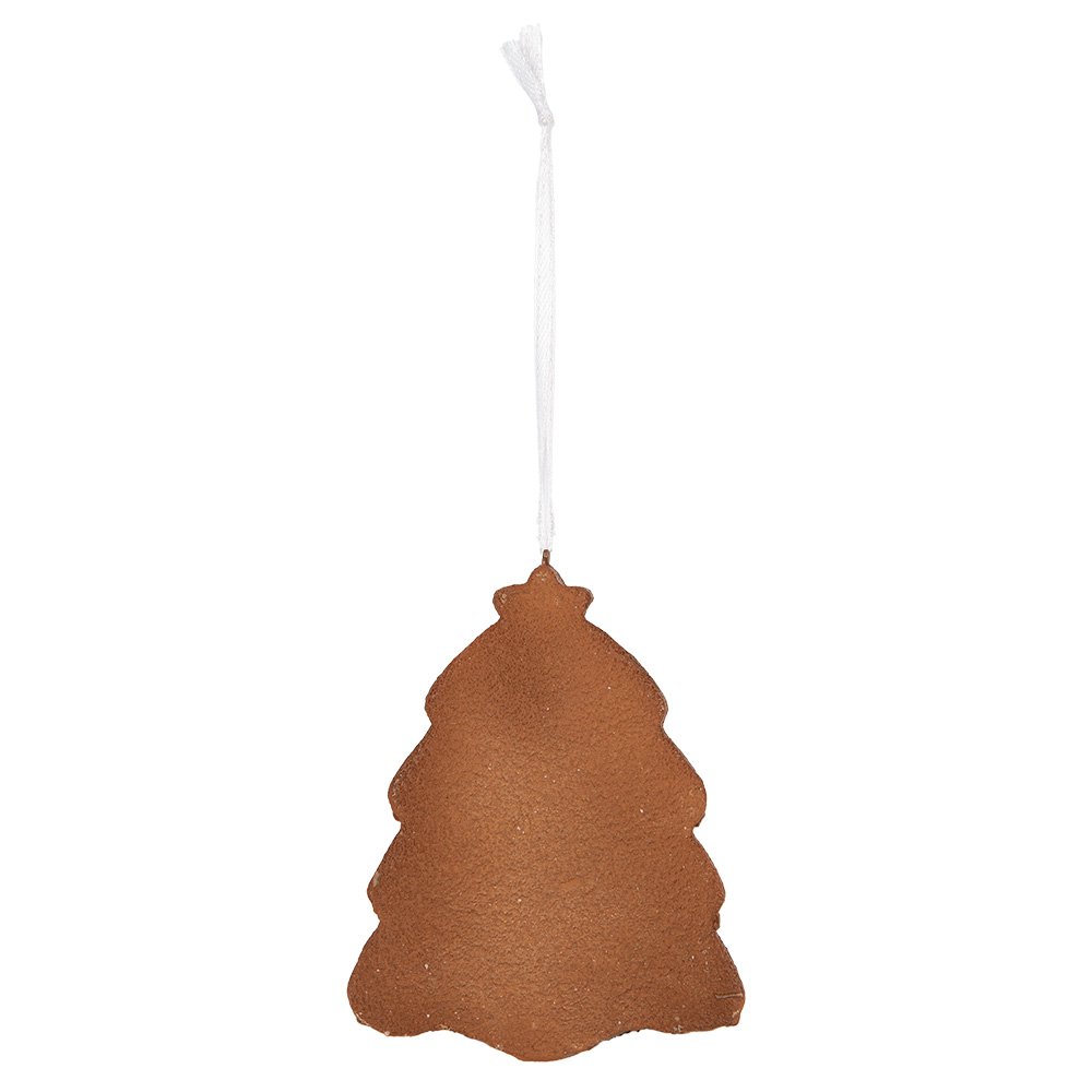 Kersthanger Kerstboom 8x1x10 cm Wit Kunststof