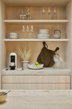 J-Line decoratieve schaal - aluminium - wit