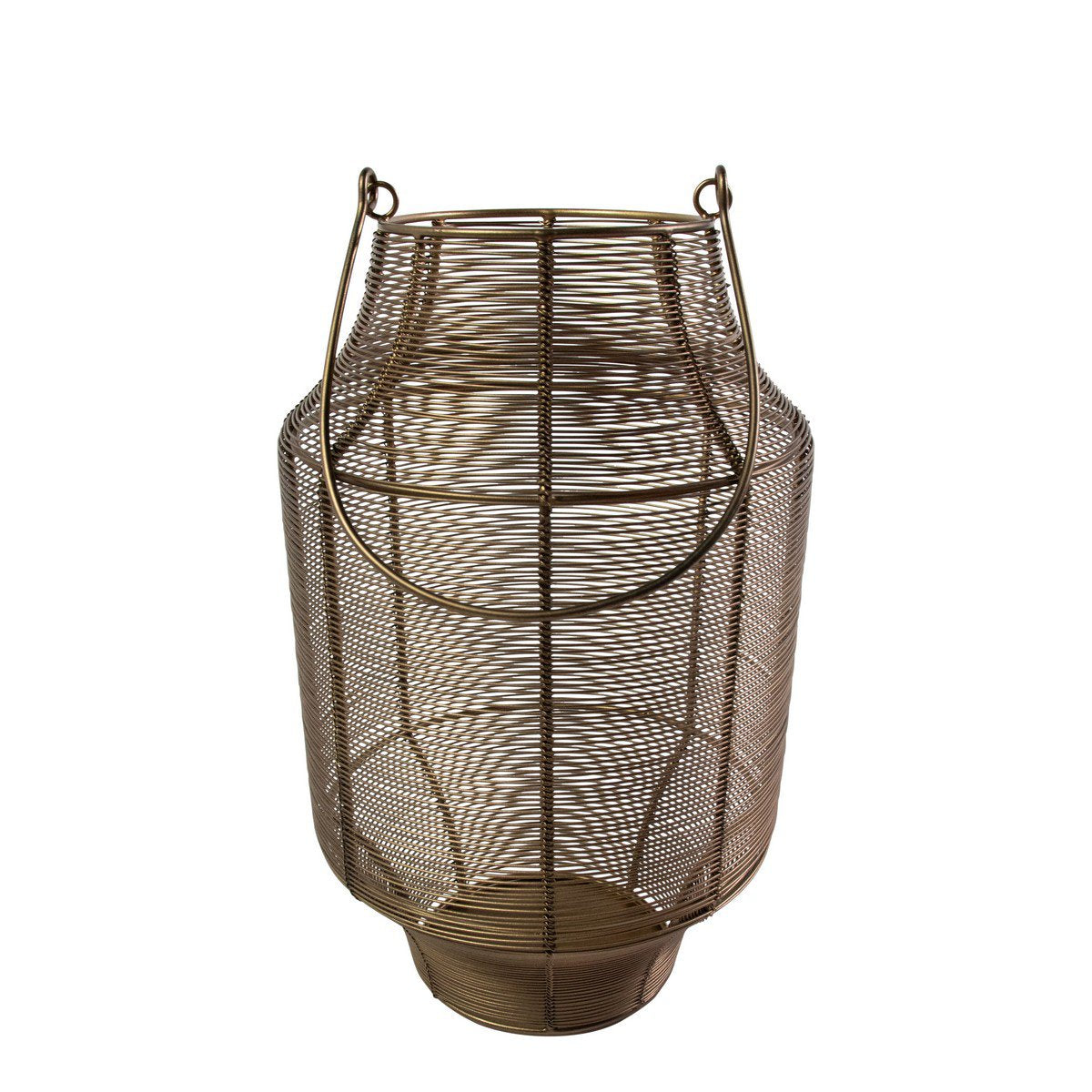 Lantaarn Ijzer liora brons h36 d21cm