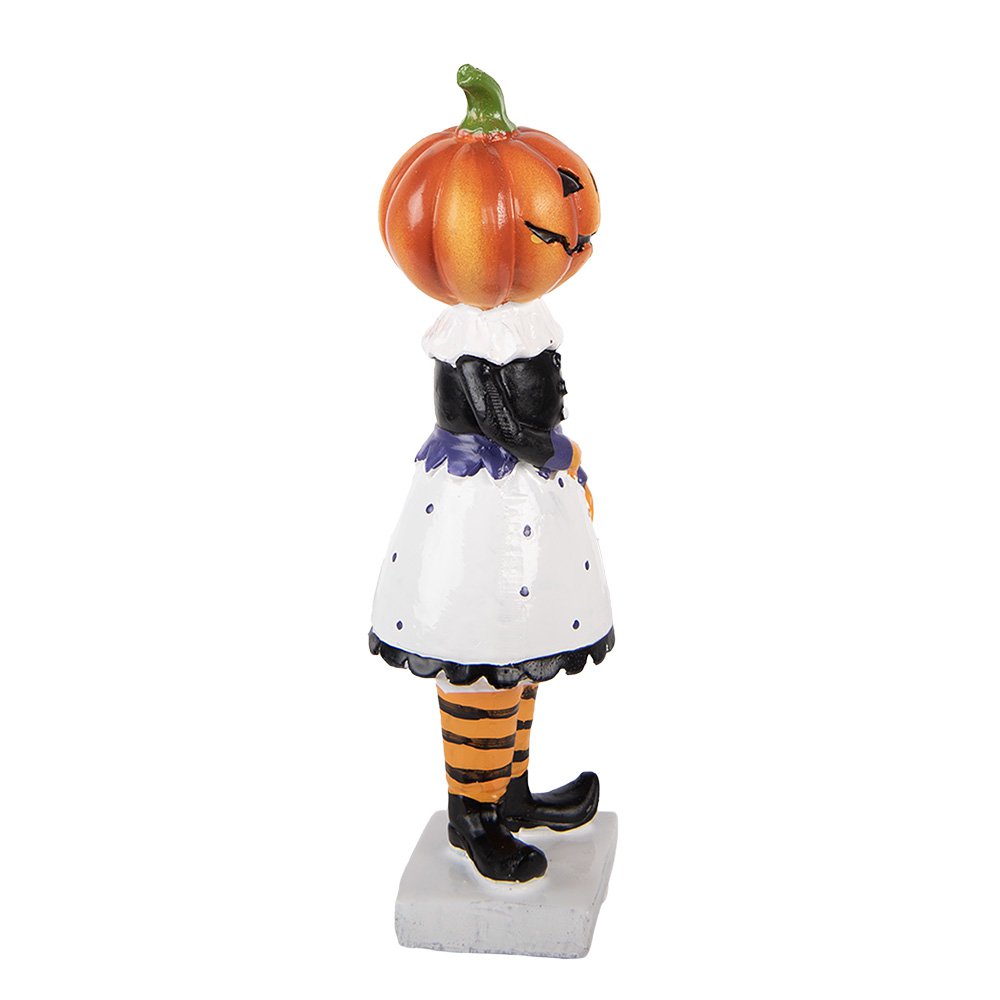 Halloween decoratie 7x7x22 cm Wit Kunststof