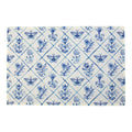 Deurmat Delfts blauw 75x50cm