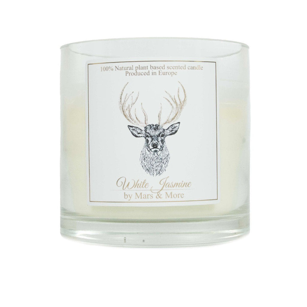 Geurkaars white jasmine h12 d12