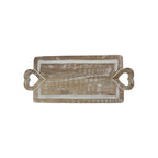 Snijplank mango hout heart 40x17cm
