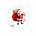 Etiketten – Kerstman - voor – 250 stuks